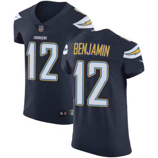 Nike Chargers #12 Travis Benjamin Navy Blue Team Color Mens Stitched NFL Vapor Untouchable Elite Jersey